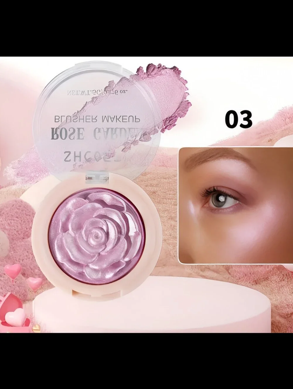 🆕️BAKED BLUSH💖6 DIMENSIONAL BAKED BLUSH/ EYESHADOW/HIGHLIGHT IN GIFT BOX